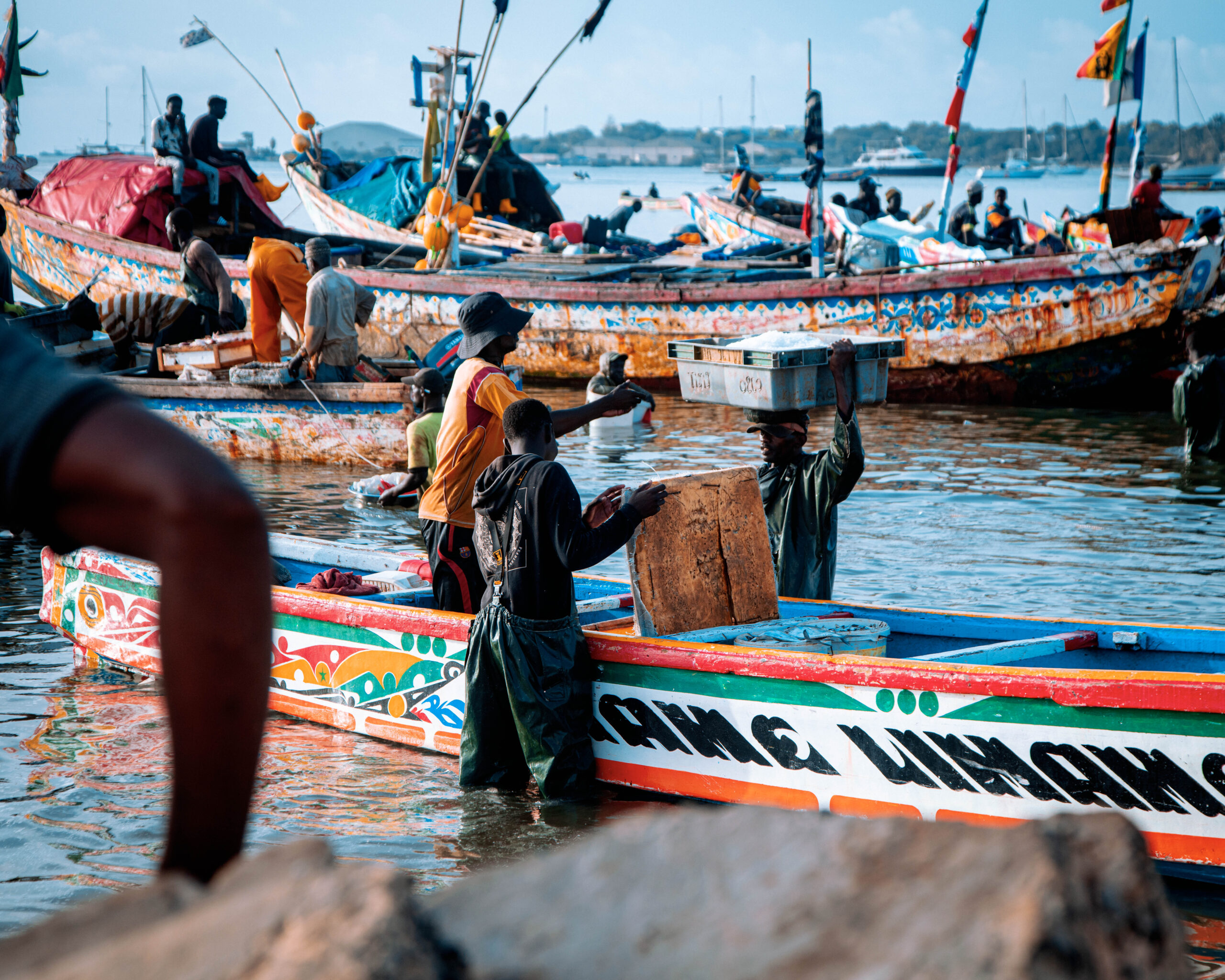 Pêche artisanale à Dakar – Corniche Atlantique au Sénégal