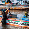 Scène de pêche traditionnelle à Dakar – Bord de mer sénégalais