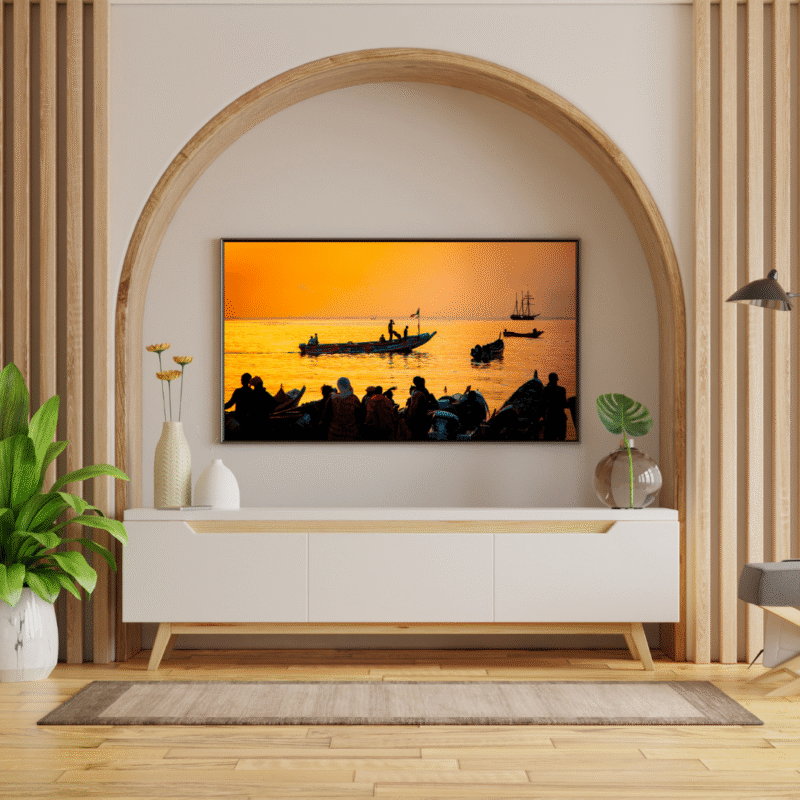 Coucher de soleil sur les pirogues – Dakar, Sénégal – Image 2